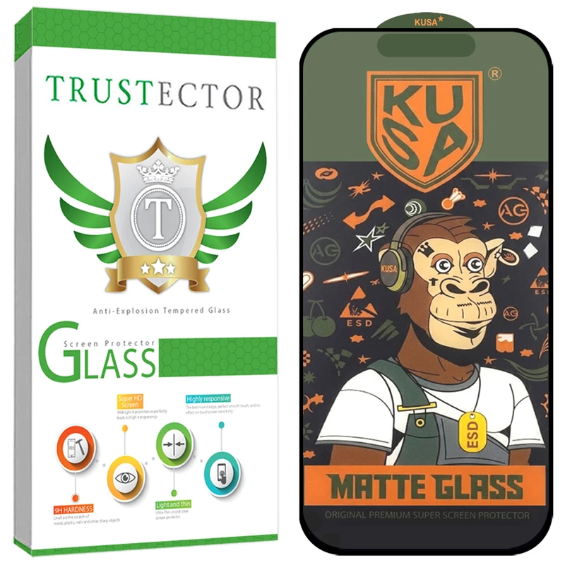 محافظ صفحه نمایش تراستکتور مدل GKUSAT مناسب برای گوشی موبایل اپل iPhone 13 Pro / iPhone 13 / iPhone 14 