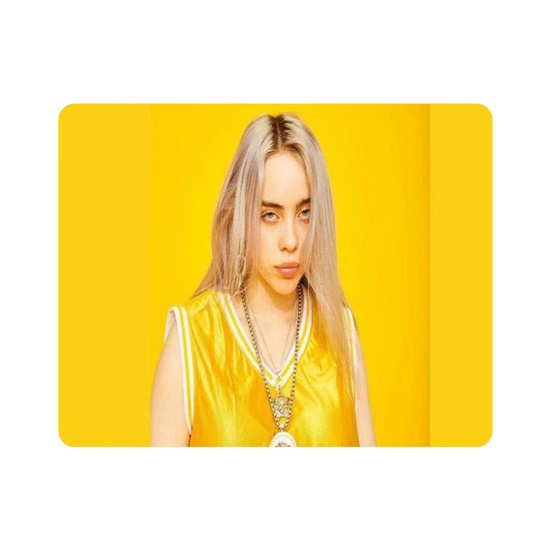 ماوس پد اطلس آبی طرح خواننده بیلی آیلیش مدل T5590