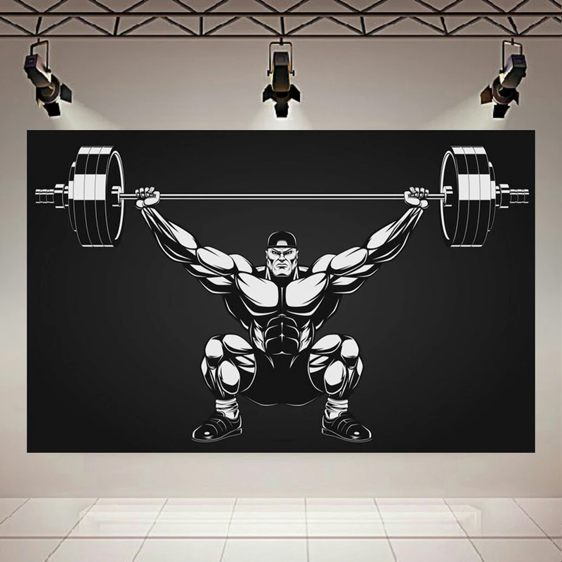  پوستر طرح بک لایت باشگاه بدنسازی مدل فیتنس کد AR305725