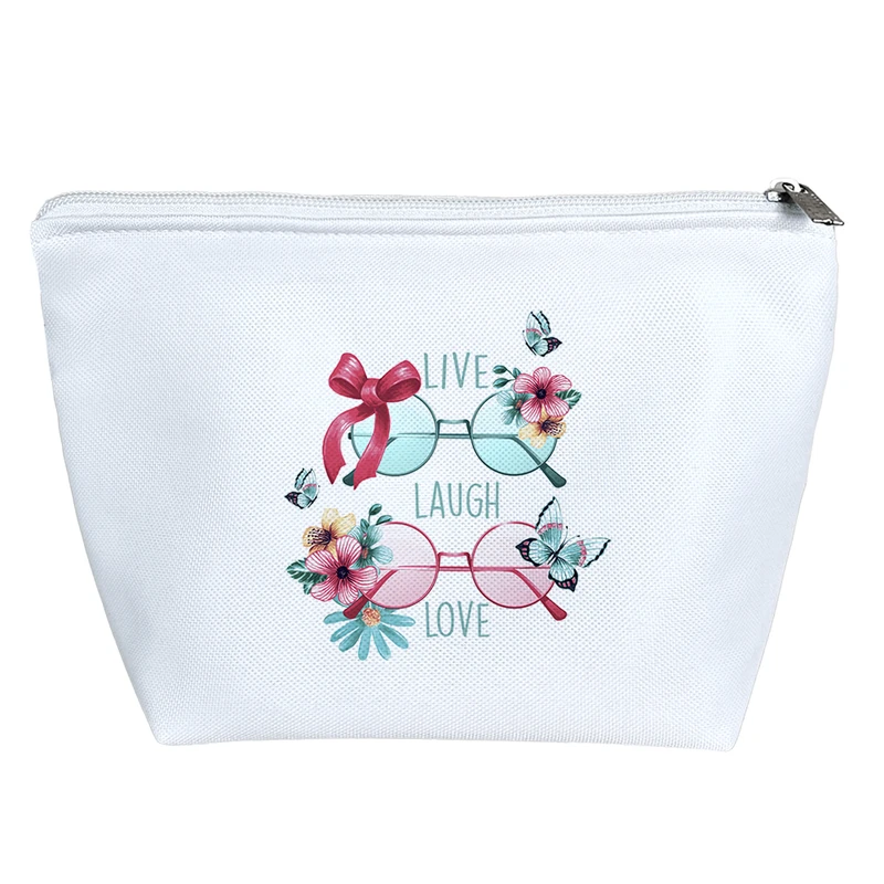 کیف لوازم آرایش دخترانه خندالو مدل جمله انگیزشی کد H264