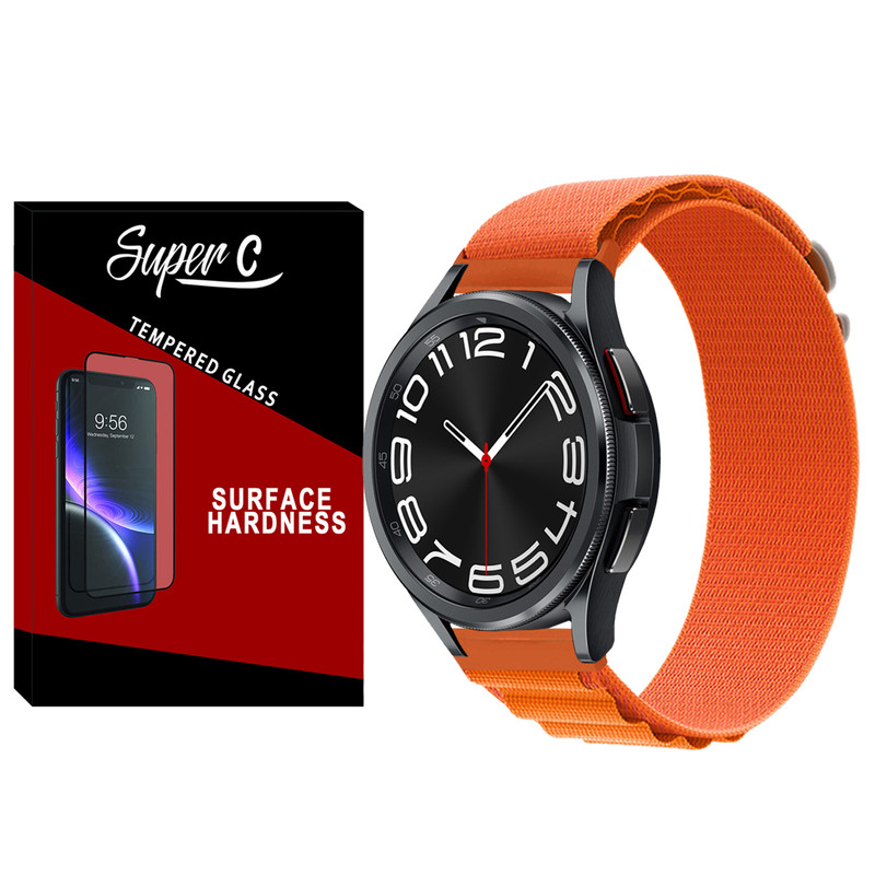 بند سوپرسی مدل Loop Alpine مناسب برای ساعت هوشمند سامسونگ Galaxy Watch 6 Classic 47mm