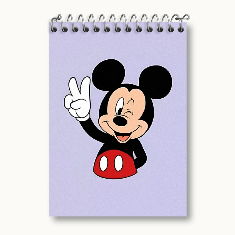 دفتر یادداشت 50 برگ خندالو طرح میکی موس کد N2871