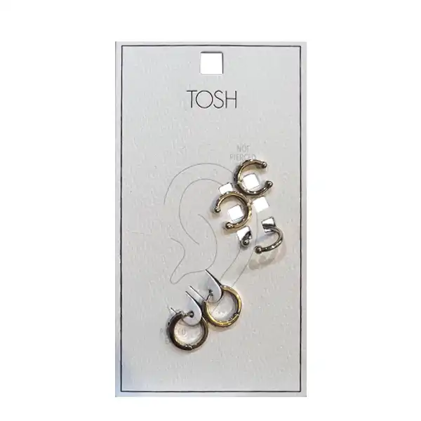 گوشواره زنانه تاش مدل سنگ بسته 5 عددی