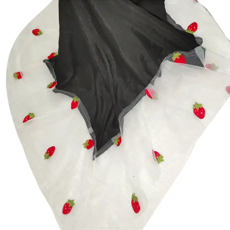 روسری زنانه مدل وال اسلپ تور توت فرنگی