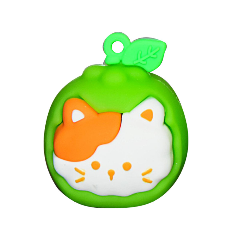 تراش مدل فانتزی سیلیکونی طرح گربه میوه ای کد 27