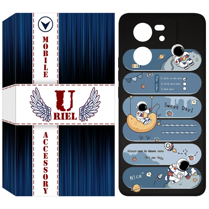 کاور یوریل مدل KSH کد 18 طرح فضانورد مناسب برای گوشی موبایل شیائومی 13T