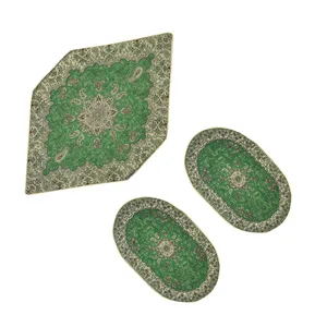 ست 3 تکه رومیزی ترمه مدل سالار کد SBC3-3