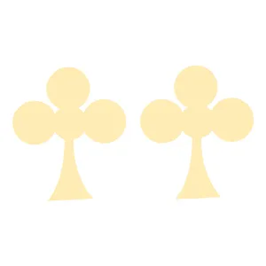 گوشواره طلا 18 عیار زنانه کرابو طرح درخت مدل Kr5203