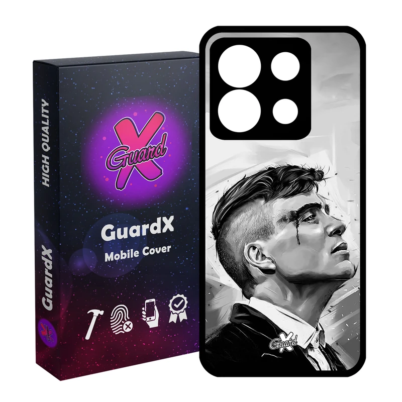 کاور گارد ایکس طرح Peaky Blinders مدل Glass10132 مناسب برای گوشی موبایل شیائومی Redmi Note 13 5G