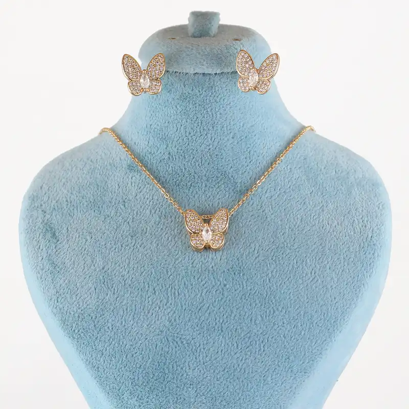 نیم ست زنانه وای اس ایکس مدل پروانه کد AA153