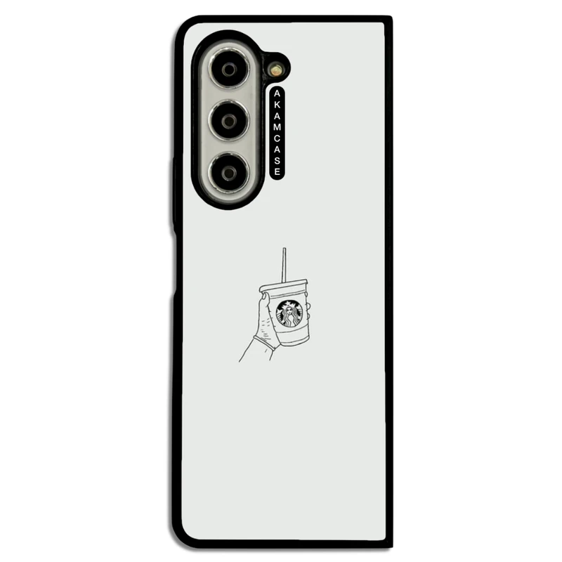 کاور آکام مدل AMCWSGZFOLD5-STARBUCKS16 مناسب برای گوشی موبایل سامسونگ Galaxy Z Fold 5
