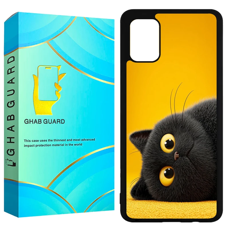 کاور قاب گارد طرح گربه مدل GCHPA51 مناسب برای گوشی موبایل سامسونگ  Galaxy A51 4G / A51 5G