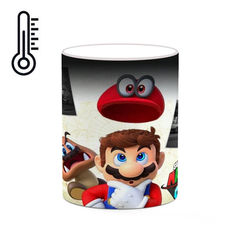 ماگ حرارتی کاکتی مدل بازی سوپر ماریو Super Mario Odyssey کد mgh30610