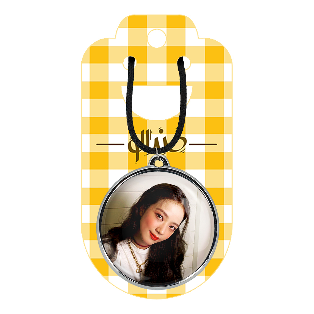 گردنبند خندالو مدل جیسو بلک پینک کد 1418614181