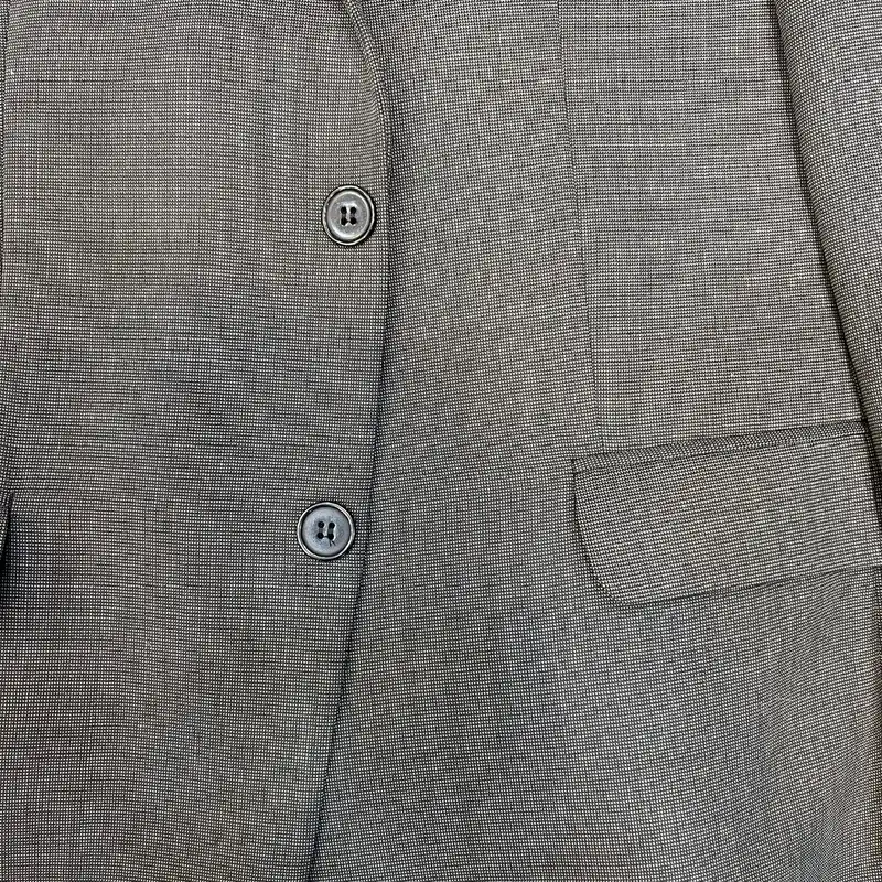 کت و شلوار مردانه مدل فاستونی خاویاری رنگ طوسی