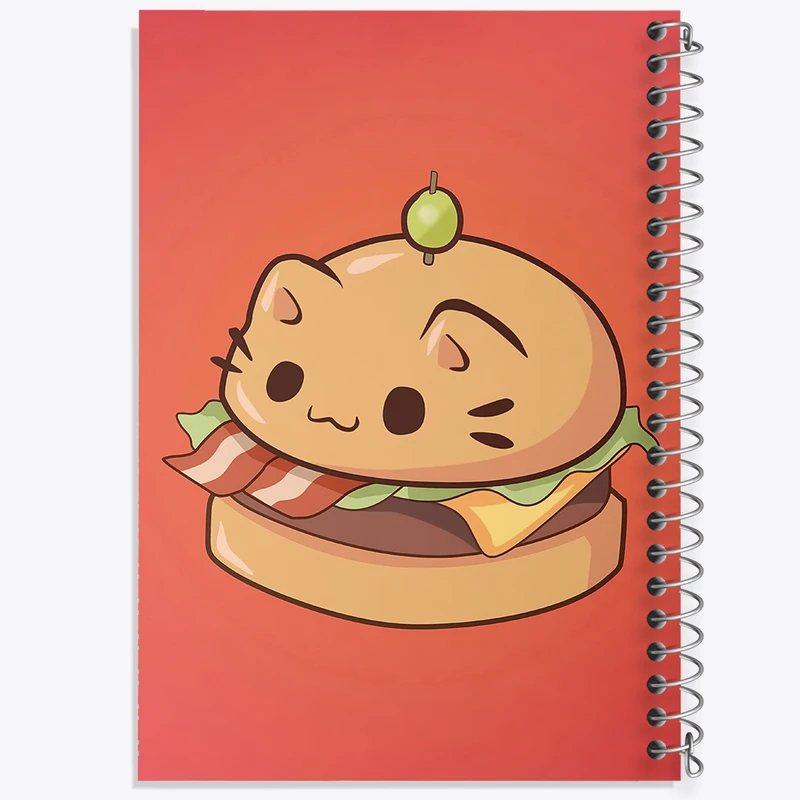 دفتر نت موسیقی 50 برگ خندالو مدل همبرگر کد N26