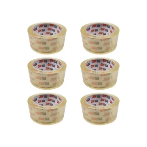 چسب پهن جیم مدل crystal tape عرض 5 سانتی متر بسته 6 عددی