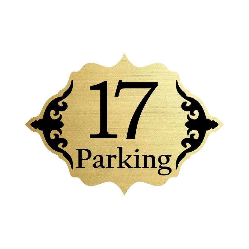 تابلو راهنما طرح 1 مدل تابلو پارکینگ واحد 17