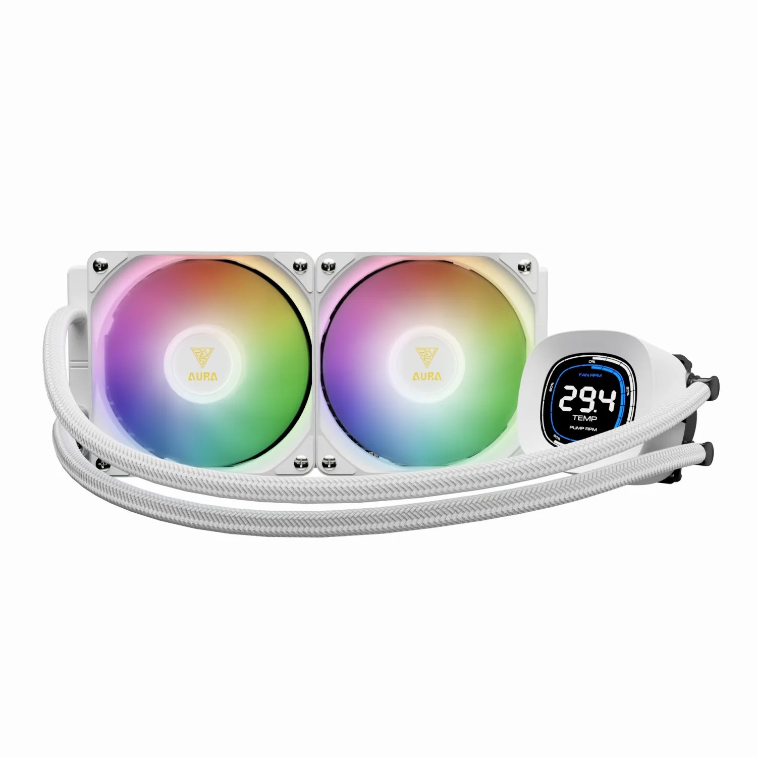 سیستم خنک‌کننده آبی گیم دیاس مدل DIGITAL GL240 WH