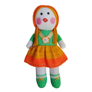 عروسک بافتنی طرح دختر مدل 8564