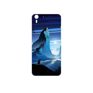 MAHOOT Blue Mountains Digital Art Cover Sticker for HTC Desire Eye