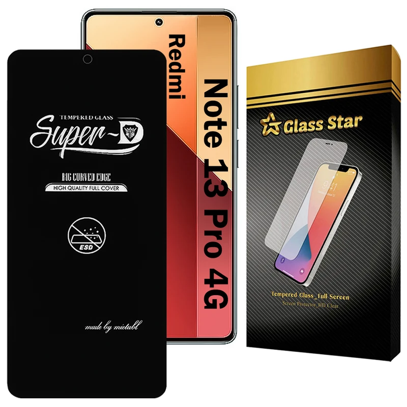 محافظ صفحه نمایش گلس استار مدل SUPERDNS مناسب برای گوشی موبایل شیائومی Redmi Note 13 Pro 4G 
