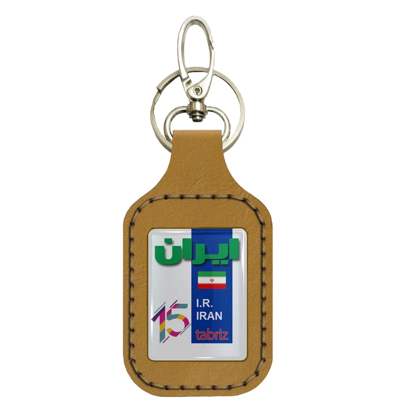 جاسوئیچی خودرو مدل srn003 طرح پلاک آذربایجان شرقی - تبریز کد  4 - 15