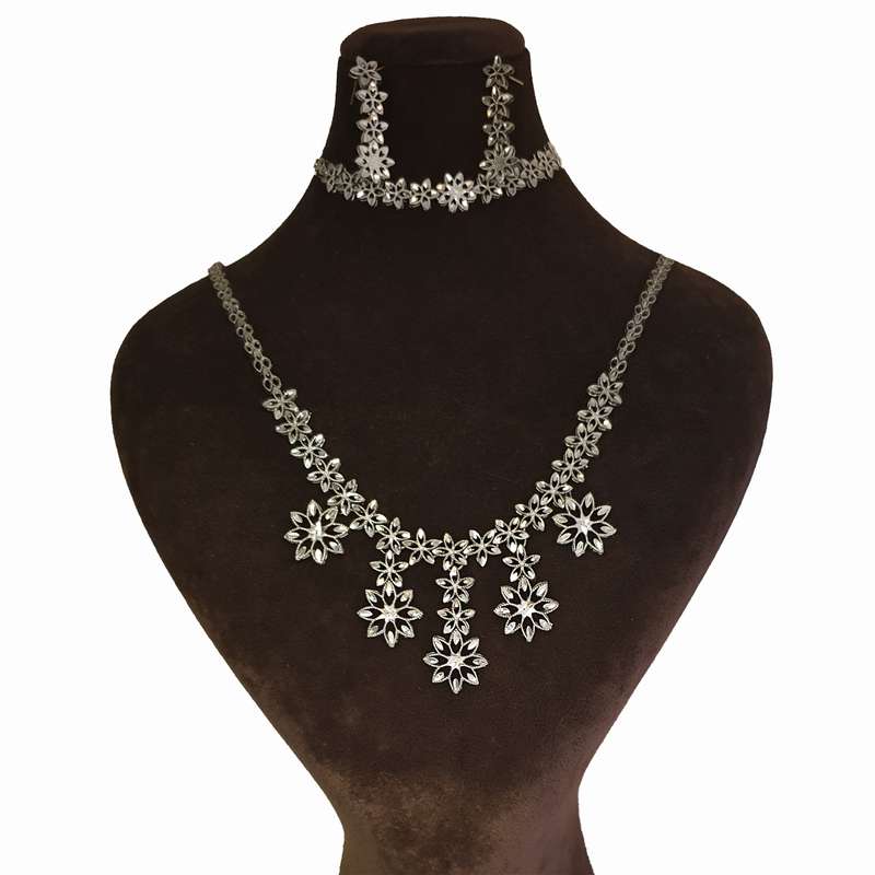 نیم ست نقره زنانه مدل 5564