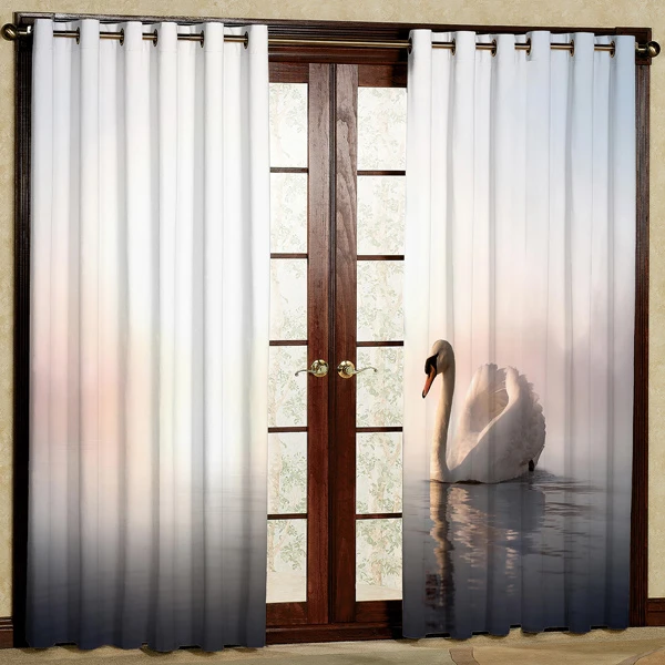 پرده مدل قو کد 1 سایز 280x140 سانتی متر