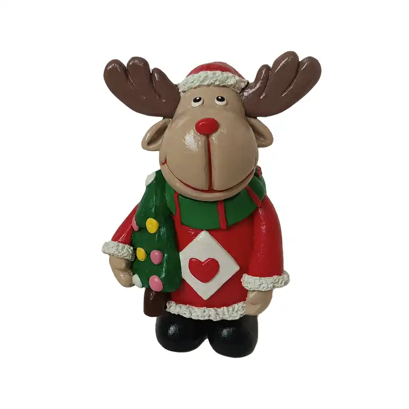 مجسمه مدل گوزن کریسمس فانتزی