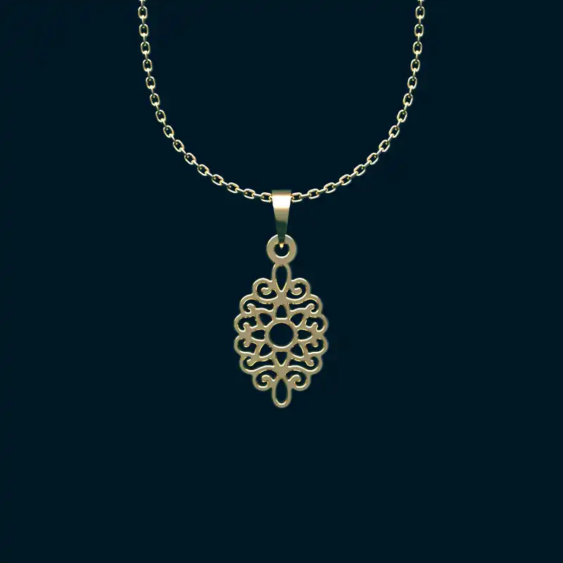 گردنبند طلا 18 عیار زنانه مدوپد مدل پنگوئن کد CA10496