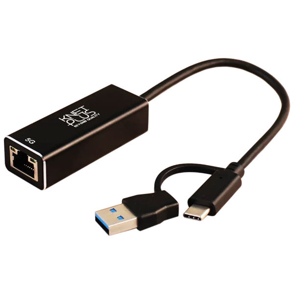 مبدل USB-C به LAN کی نت پلاس مدل KP-LA05
