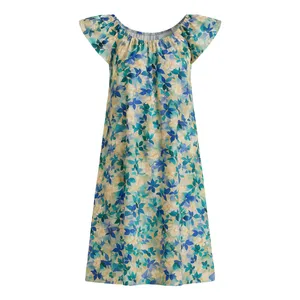 پیراهن آستین تا روی شانه راحتی زنانه مدل آنابلا کد 75