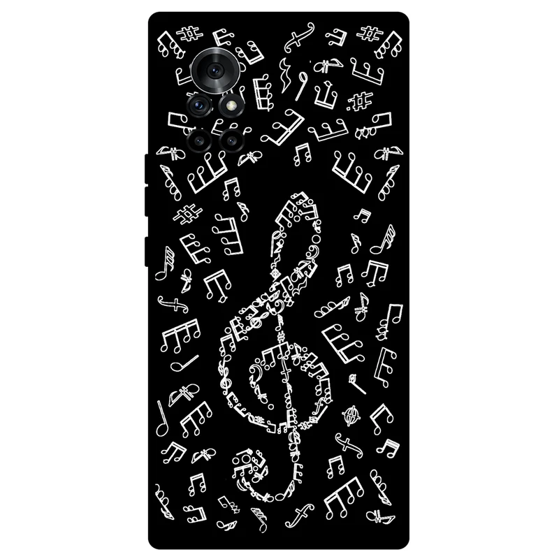 کاور مگافون طرح نوت موسیقی مدل 1370 مناسب برای گوشی موبایل هوآوی Nova 8 
