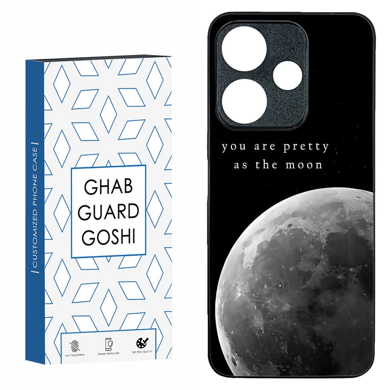 کاور قاب گارد گوشی طرح ماه کد TPU-079 مناسب برای گوشی موبایل شیائومی  REDMI 13  