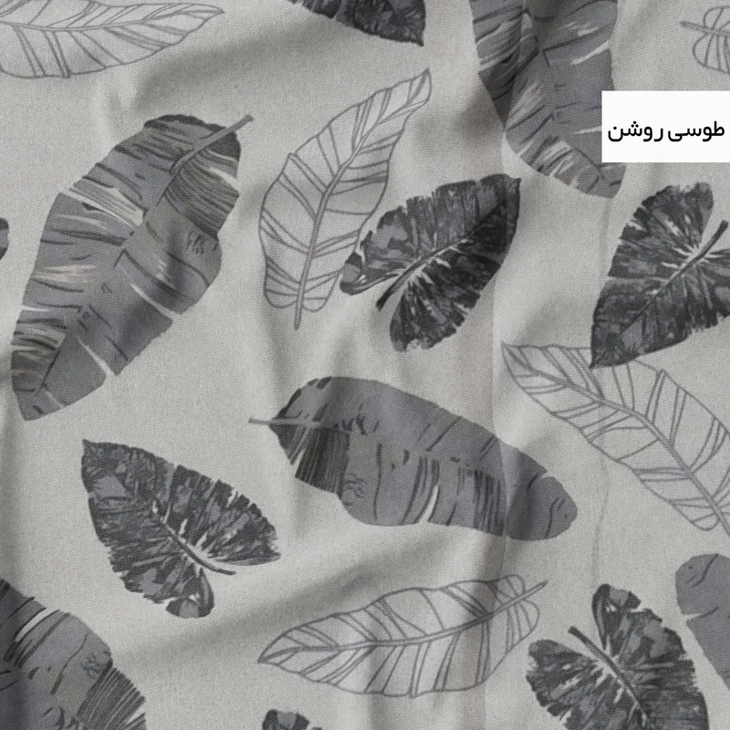 رو بالشی خانه سفید مدل برگ بسته دو عددی