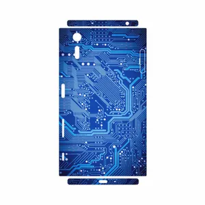 MAHOOT Blue Printed Circuit Board-FullSkin Cover Sticker for Sony Xperia XZ