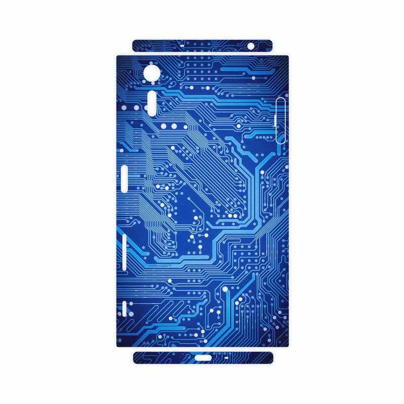 برچسب پوششی ماهوت مدل Blue Printed Circuit Board-FullSkin مناسب برای گوشی موبایل سونی Xperia XZ