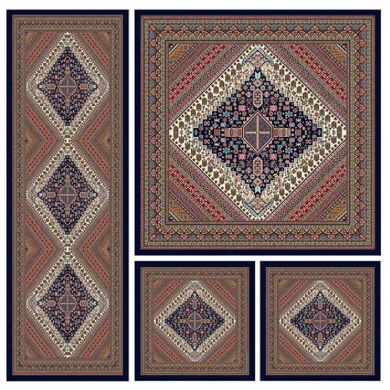 ست رومیزی و رانر 4 تکه مدل انتظار N0270