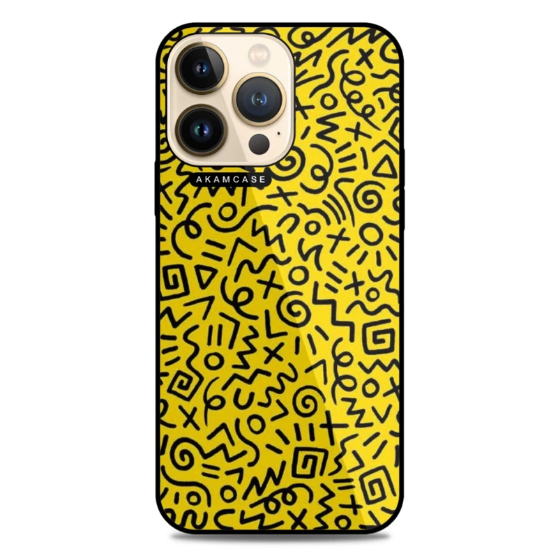 کاور آکام مدل AMC-WA13PRO-DOODLE3 مناسب برای گوشی موبایل اپل iPhone 13 Pro