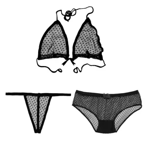 ستشورت و سوتین زنانه مدل شارلوت مجموعه 3 عددی