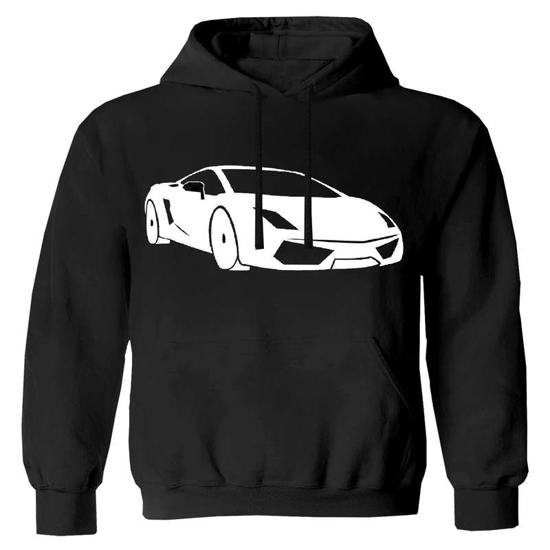 هودی پسرانه مدل ماشین W80 رنگ مشکی 