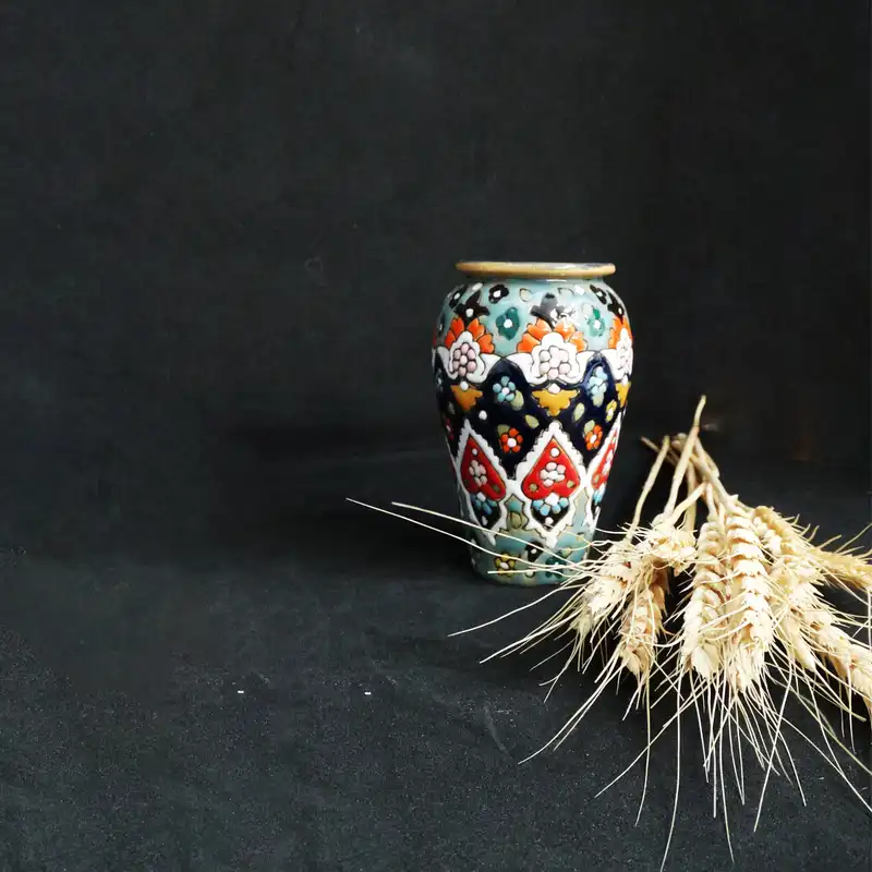 قلمدان میناکاری مدل نخلی کد SM 02