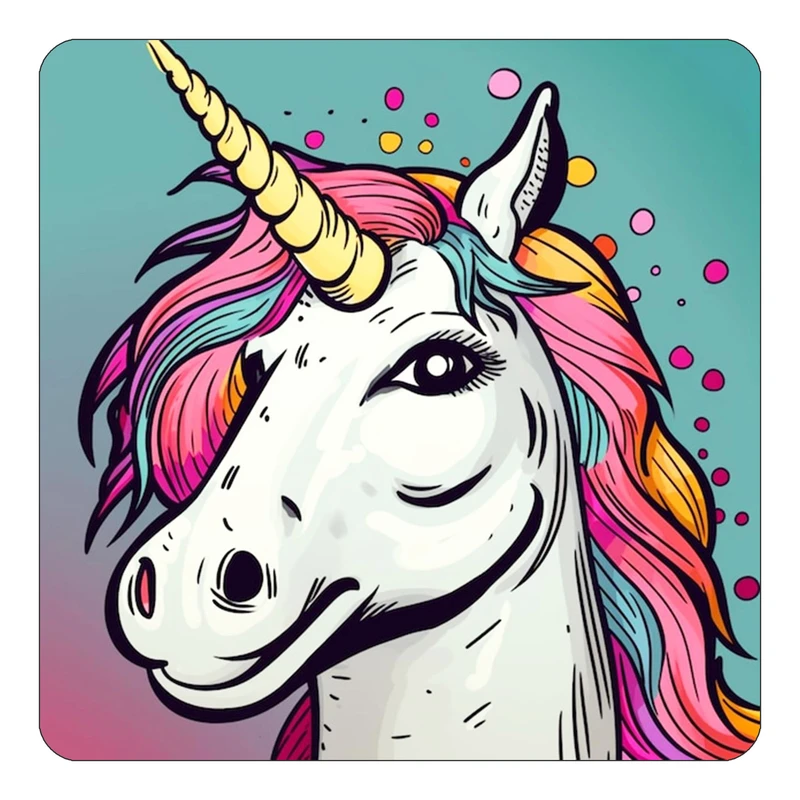 مگنت کاکتی طرح اسب تک شاخ و یونیکورن مدل mp32146