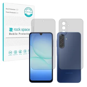 Rock space Resistant model matte screen protector suitable for Samsung Galaxy A17 Mobile phone along with the back protector