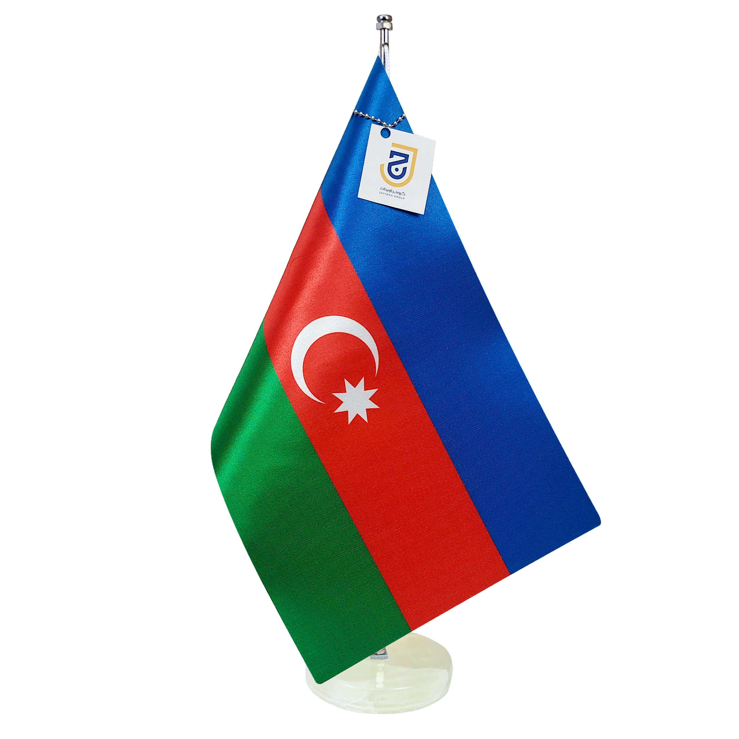 پرچم رومیزی جاویدان تندیس پرگاس مدل آذربایجان کد 2