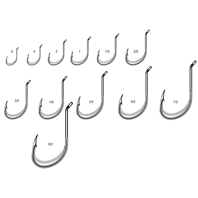 قلاب ماهیگیری وی ام سی مدل 7199tr سایز 4 بسته 10 عددی