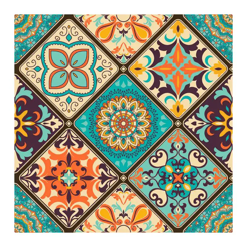 کاشی گلاک مدل اسلیمی طرح سنتی ایرانی کد TT141