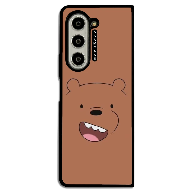 کاور آکام مدل AMCWSGZFOLD5-BARE BEAR2 مناسب برای گوشی موبایل سامسونگ Galaxy Z Fold 5