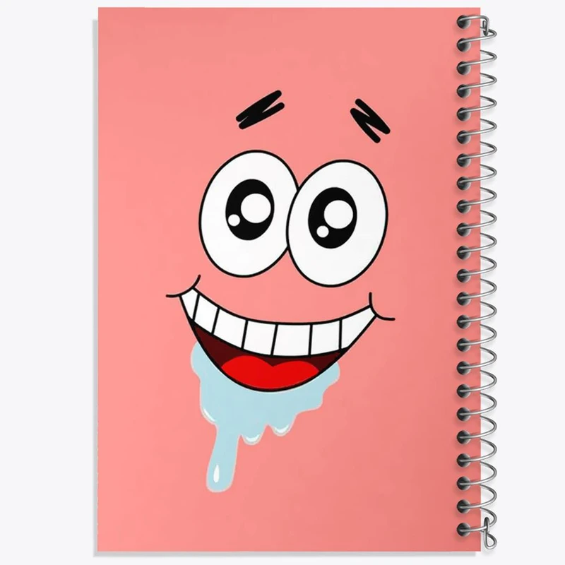 دفتر مشق 50 برگ خندالو مدل پاتریک باب اسفنجی کد 1346